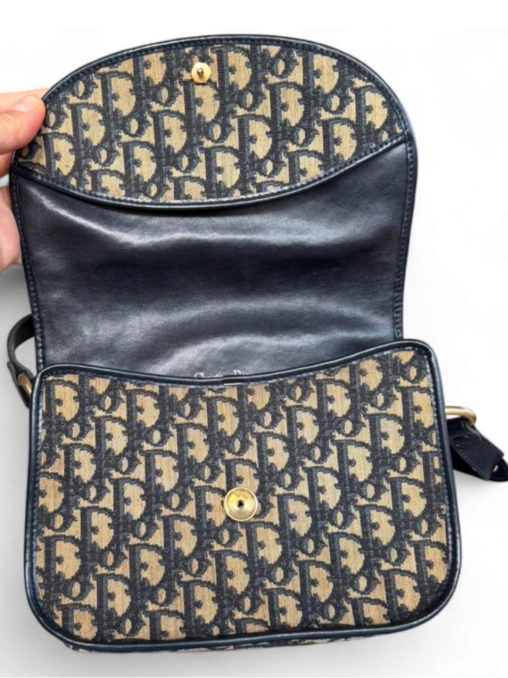 Christian Dior Trotter Monogram Canvas Flap Shoulder Bag. Comes with COA - Picture 10 of 16
